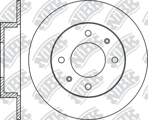Тормозной диск NiBK. Артикул RN1096