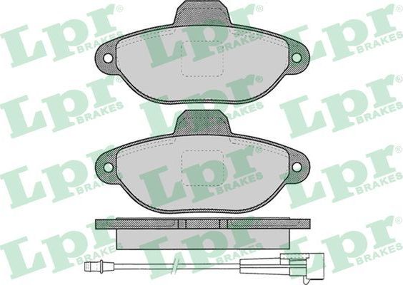 Тормозные колодки LPR. Артикул 05P1262