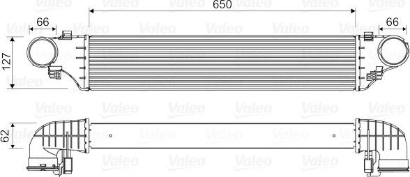 Интеркулер Valeo. Артикул 818552
