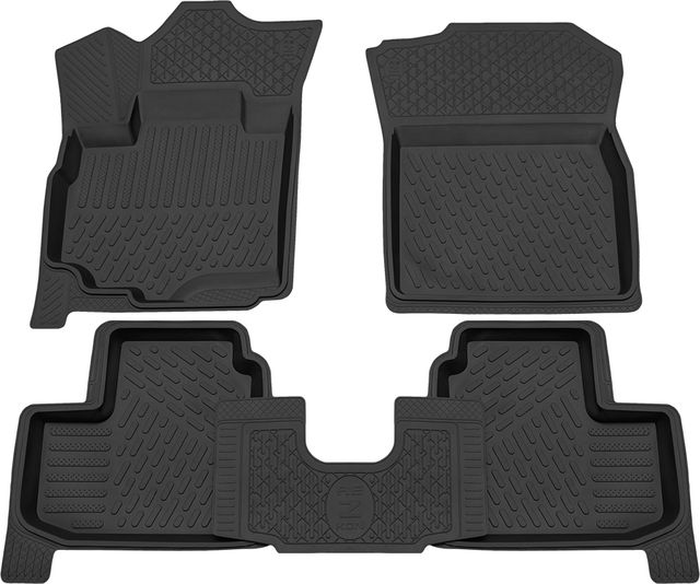 Коврики Rezkon резиновые для салона Suzuki Swift 2004-2011. Артикул 1033010100