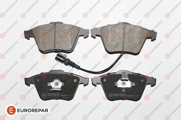 Тормозные колодки Eurorepar. Артикул 1619792880