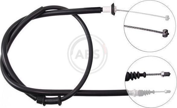 Трос ручника (тросик ручного тормоза) ABS задний правый для Fiat 500 II 2007-2026. Артикул K16738