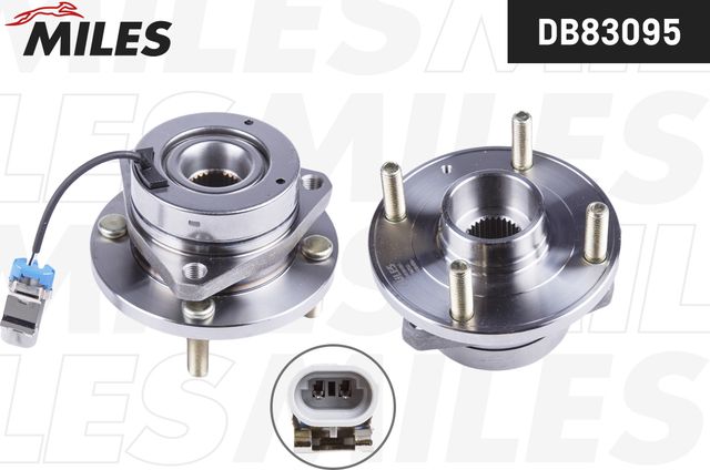 Ступица колеса с интегрированным подшипником Miles передняя правая/левая для Chevrolet Evanda 2005-2006. Артикул DB83095