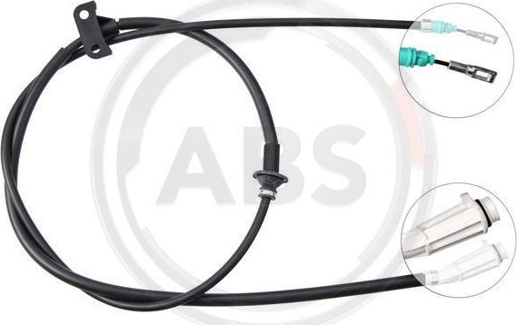 Трос ручника (тросик ручного тормоза) ABS. Артикул K13466