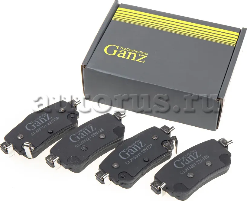 Колодки задние (Ganz). Артикул GIJ09391