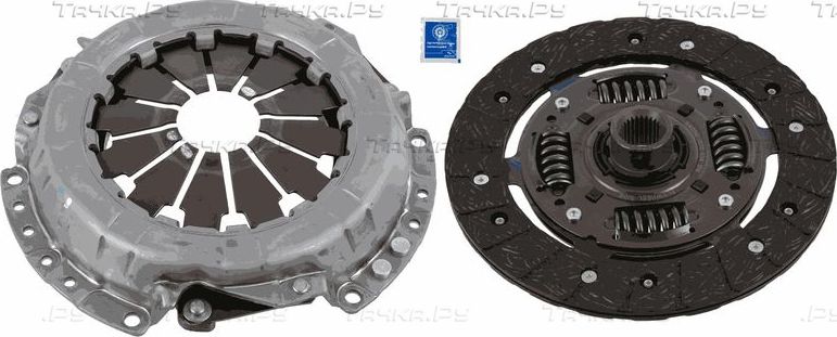 Сцепление (комплект) SACHS для Nissan Micra K12 2005-2010. Артикул 3000 951 676