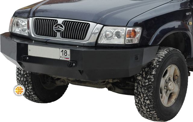 Бампер силовой Podgotoffka передний с площадкой под лебедку стандарт/лифт 50мм для Great Wall Safe 2001-2010. Артикул PGT-SB.05.02