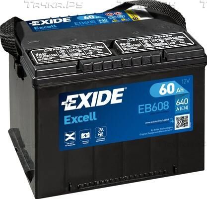 Аккумулятор Exide Excell ** для Cadillac CTS I 2005-2007. Артикул EB558