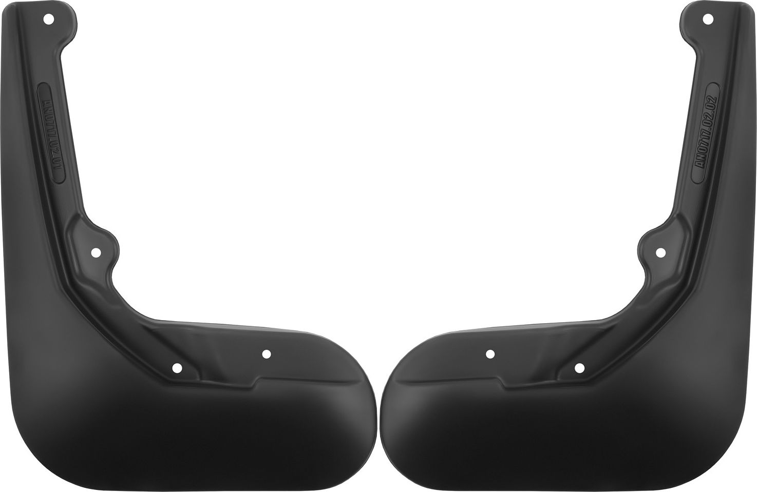 Брызговики Frosch (в пакете) задняя пара для Haval H3 2024-2026. Артикул NLF.AN0717.E3