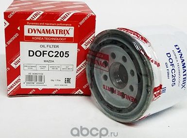 фильтр масляный (Dynamatrix-Korea). Артикул DOFC205