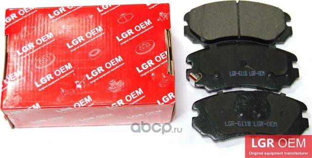 Колодки тормозные (LGR). Артикул LGR6118