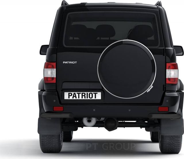 Защита PT Group заднего бампера угловая d=63 мм ШАГРЕНЬ (ППК) для УАЗ Patriot I рестайлинг 2014-2026. Артикул UZP-14-330104.22