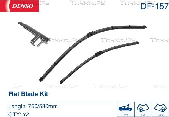 Щетки стеклоочистителя (дворники) Denso. Артикул DF-157