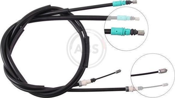 Трос ручника (тросик ручного тормоза) ABS. Артикул K12246