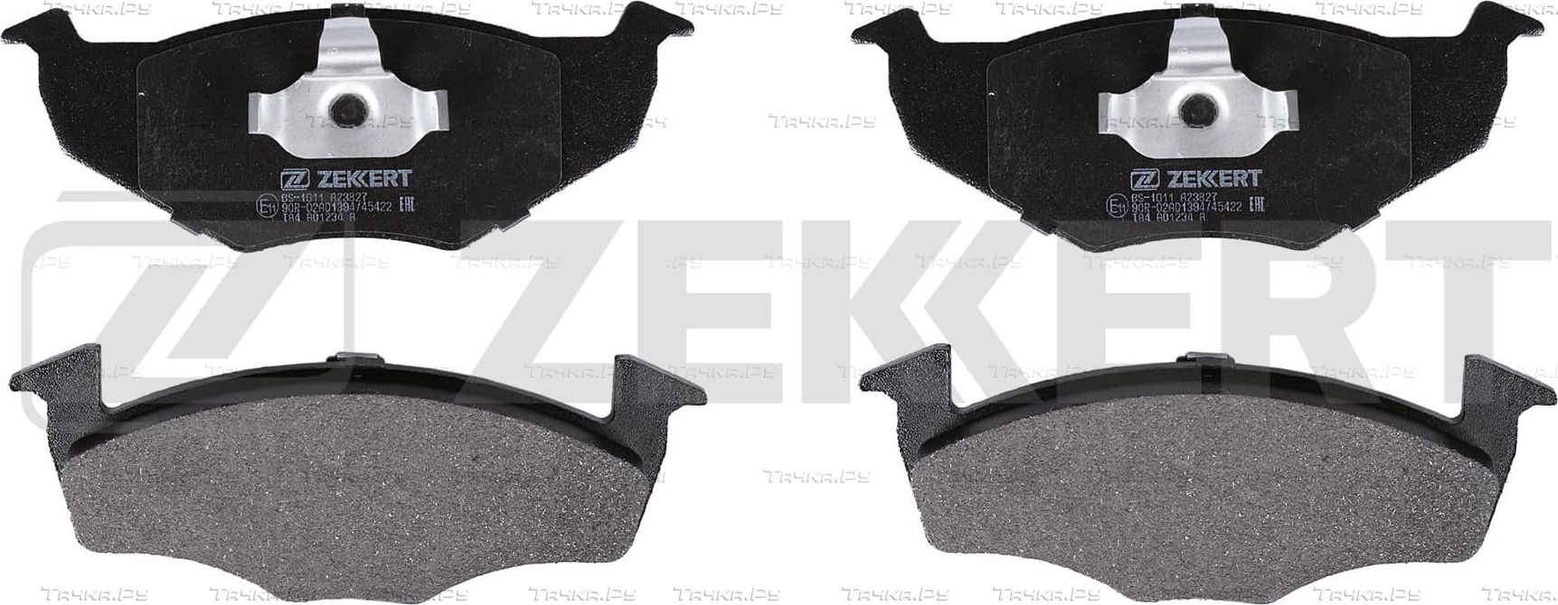 Тормозные колодки Zekkert передние для Volkswagen Fox I 2005-2011. Артикул BS-1011