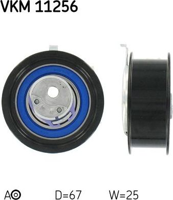 Натяжной ролик (натяжитель) ремня ГРМ SKF. Артикул VKM 11256