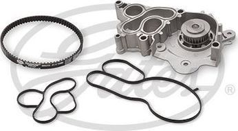 Помпа (водяной насос) с комплектом ремня ГРМ Gates PowerGrip® для Audi A3 III (8V) 2012-2026. Артикул KP15683XS-2