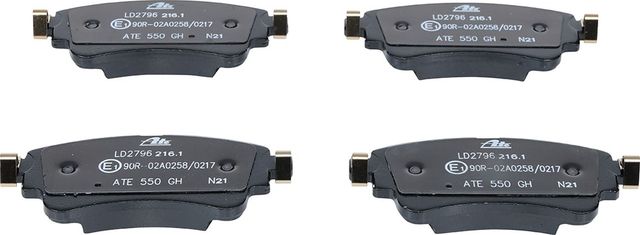 Тормозные колодки ATE Ceramic задние для Audi A7 II (4K) 2017-2026. Артикул 13.0470-2796.2