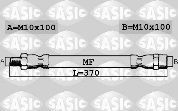 Тормозной шланг Sasic. Артикул SBH6358