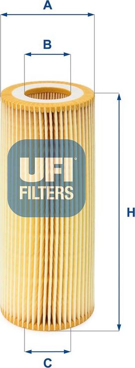 Масляный фильтр UFI. Артикул 25.021.00