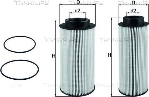 Топливный фильтр Mahle. Артикул KX 439KIT