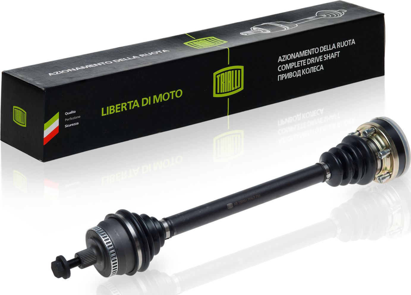 Полуось (привод в сборе, приводной вал) Trialli. Артикул AR 139351