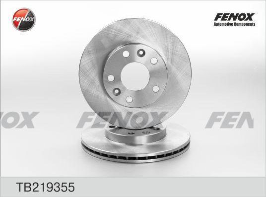 Тормозной диск Fenox передний для Nissan Terrano III (D10) 2014-2026. Артикул TB219355