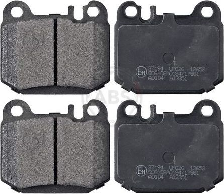 Тормозные колодки ABS задние для Maserati Quattroporte V 2004-2012. Артикул 37194