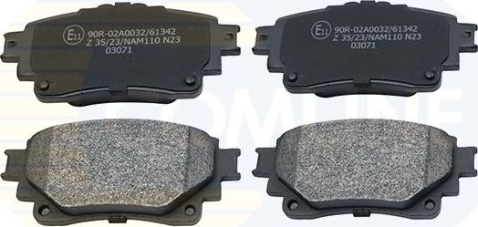 Тормозные колодки Comline Comline. Артикул CBP03071