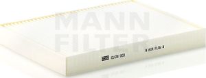 Салонный фильтр Mann-Filter для Chrysler 300C II 2011-2025. Артикул CU 28 003
