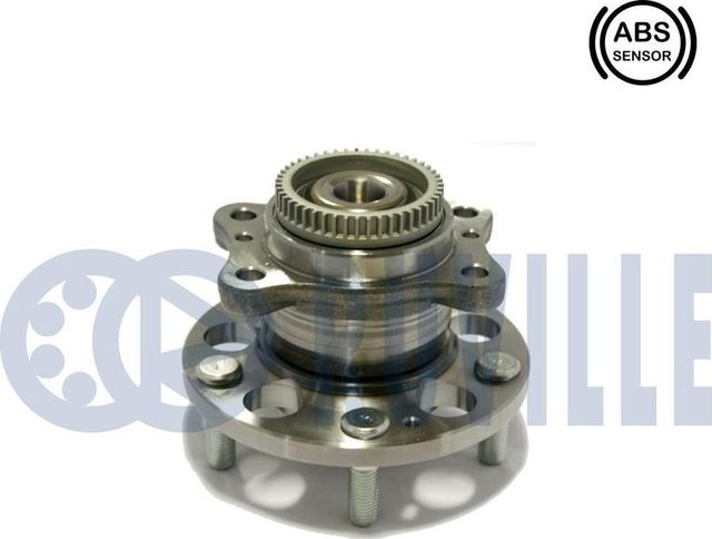Ступица колеса с интегрированным подшипником Ruville задняя для Kia Carens III (RP) 2013-2026. Артикул 221925