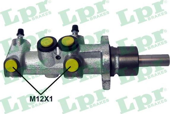 Тормозной цилиндр главный LPR (Серый чугун) для Nissan Interstar 2006-2026. Артикул 6183