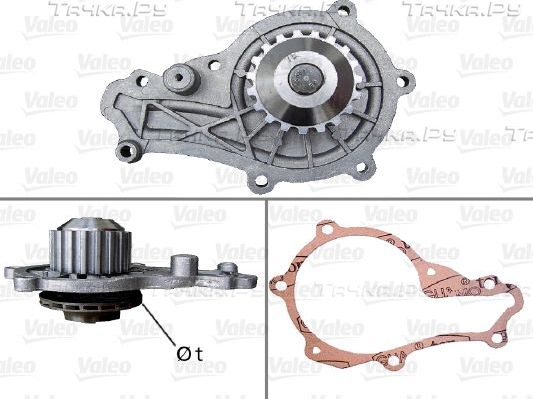 Помпа (водяной насос) Valeo для Peugeot 407 2004-2010. Артикул 506715