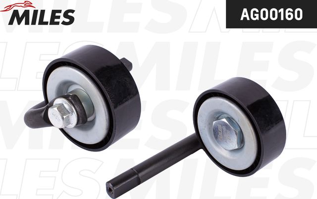 Натяжной ролик (натяжитель) приводного поликлинового ремня Miles для BMW 3 IV (E46) 2001-2004. Артикул AG00160