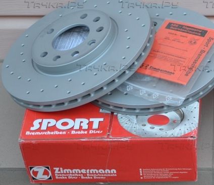 Тормозной диск Zimmermann Sport Coat Z передний для Opel Meriva B 2010-2017. Артикул 430.1483.52