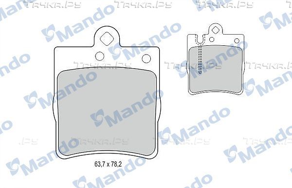 Тормозные колодки Mando. Артикул MBF015664