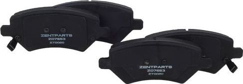 Тормозные колодки Zentparts. Артикул Z07653