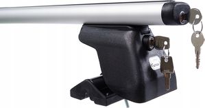 Багажник на крышу Amos Dromader Plus на штатные места для Citroen C4 I хэтчбек 3/5-дв. 2005-2009 (Аэродинамические дуги). Артикул C-15-f1.3l-plus