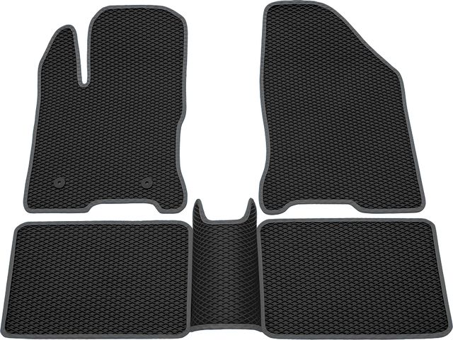 Коврики Rezkon EVA для салона Lada Vesta 2015-2026 Серый кант. Артикул 9039045102