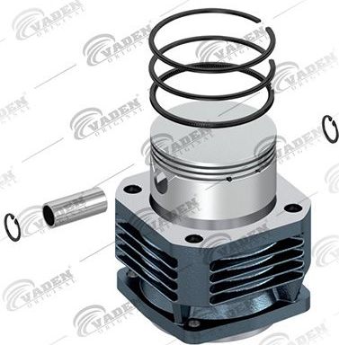 Поршневая группа компрессора Мерседес с моторами OM501 OM502LA d=100 мм Vaden Original. Артикул 7000 102 500