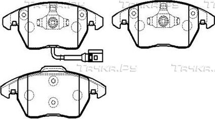 Тормозные колодки HSB передние для Volkswagen Passat CC I 2008-2012. Артикул HP9599