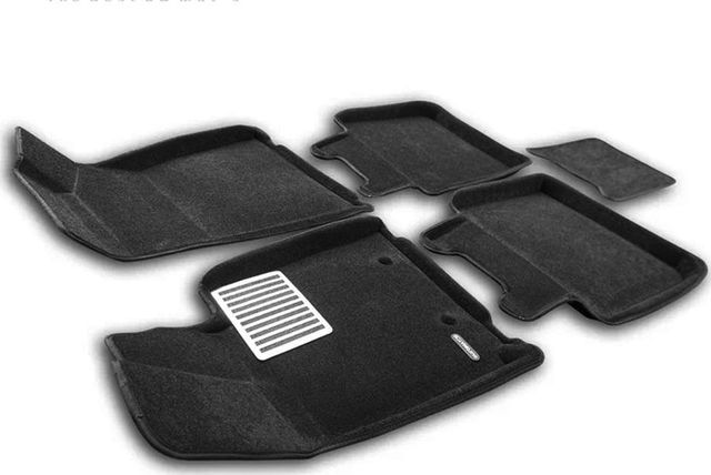 Коврики текстильные Euromat 3D Lux для салона BYD Han 2020-2026. Артикул EM3D-001253