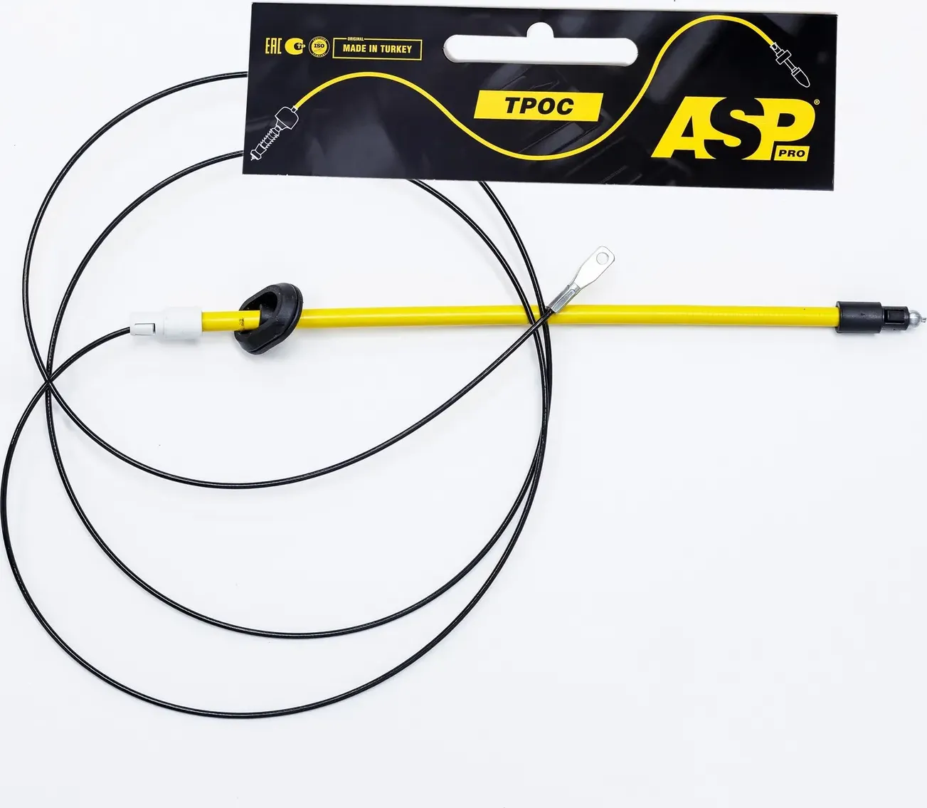 Трос привода ручного тормоза для а/м MB Sprinter VW Crafter 06- 2522мм (ASP). Артикул KB6002