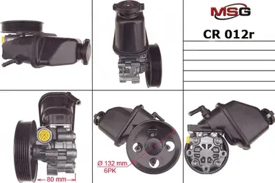 Насос ГУР восстановленный OPEL Antara 2006-, Chevrolet Captiva 2006 (MSG). Артикул CR012R