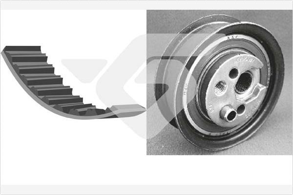 Ремень ГРМ с роликами (комплект) Hutchinson для Volkswagen Golf IV 1999-2002. Артикул KH 257