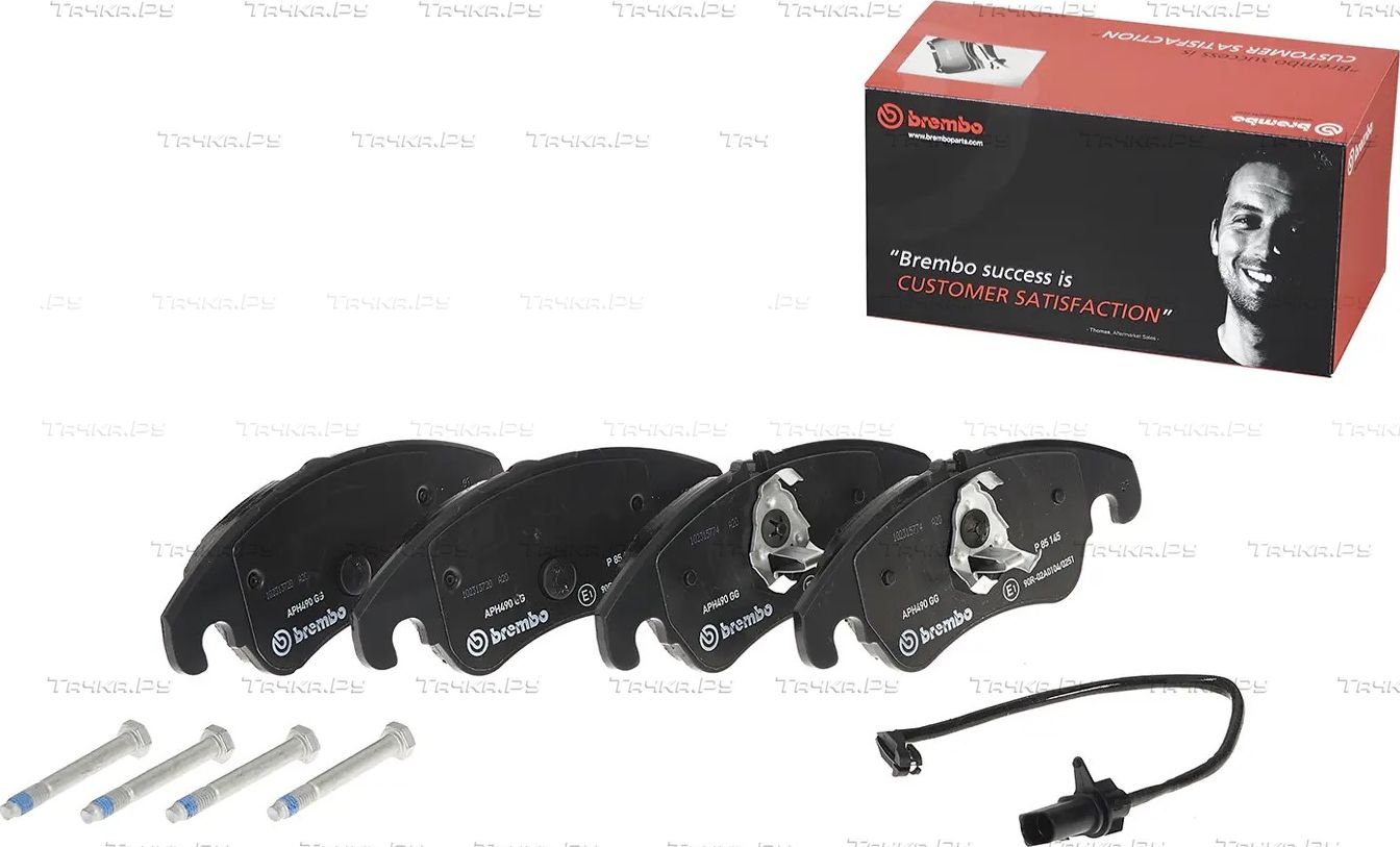 Тормозные колодки Brembo PRIME LINE передние для Audi SQ5 I (8R) 2013-2017. Артикул P 85 145