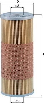 Масляный фильтр Mahle. Артикул OX 59