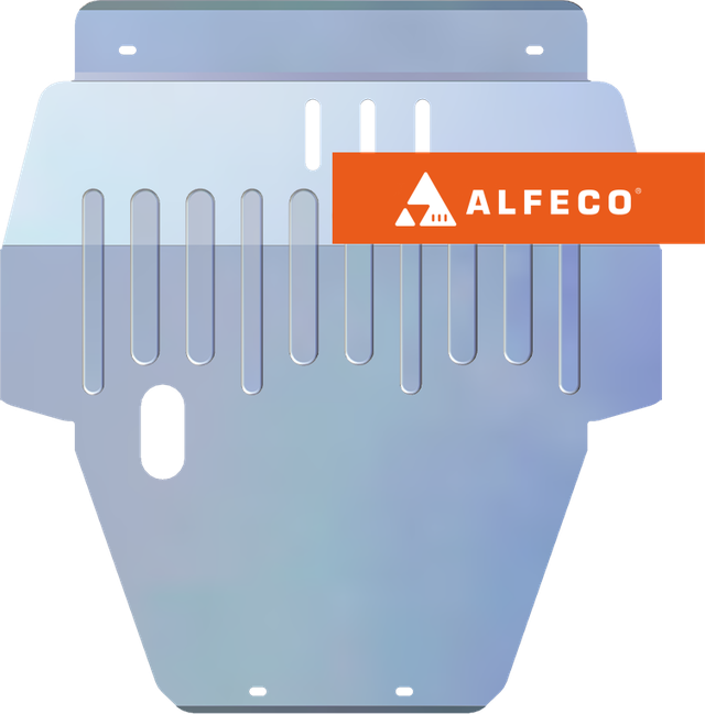 Защита алюминиевая Alfeco для картера и КПП Daewoo Espero 1991-1999. Артикул ALF.05.04 AL4