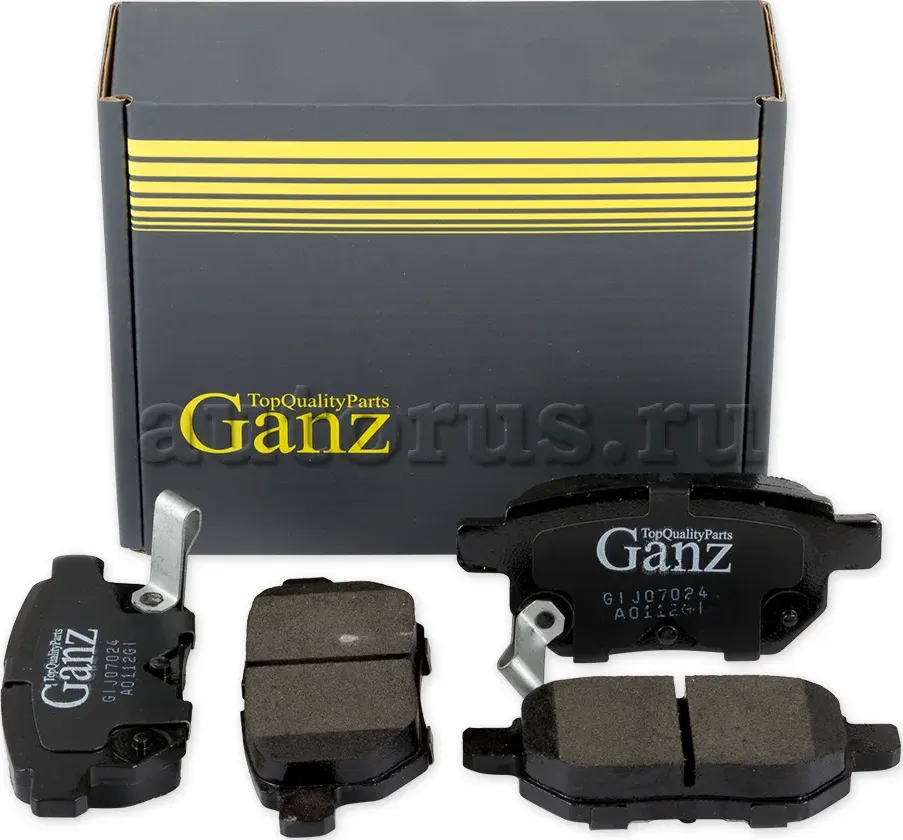 Колодки торм.зад. (Ganz). Артикул GIJ07024