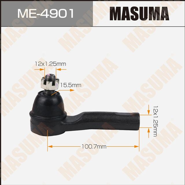 Наконечник рулевой тяги Masuma. Артикул ME-4901